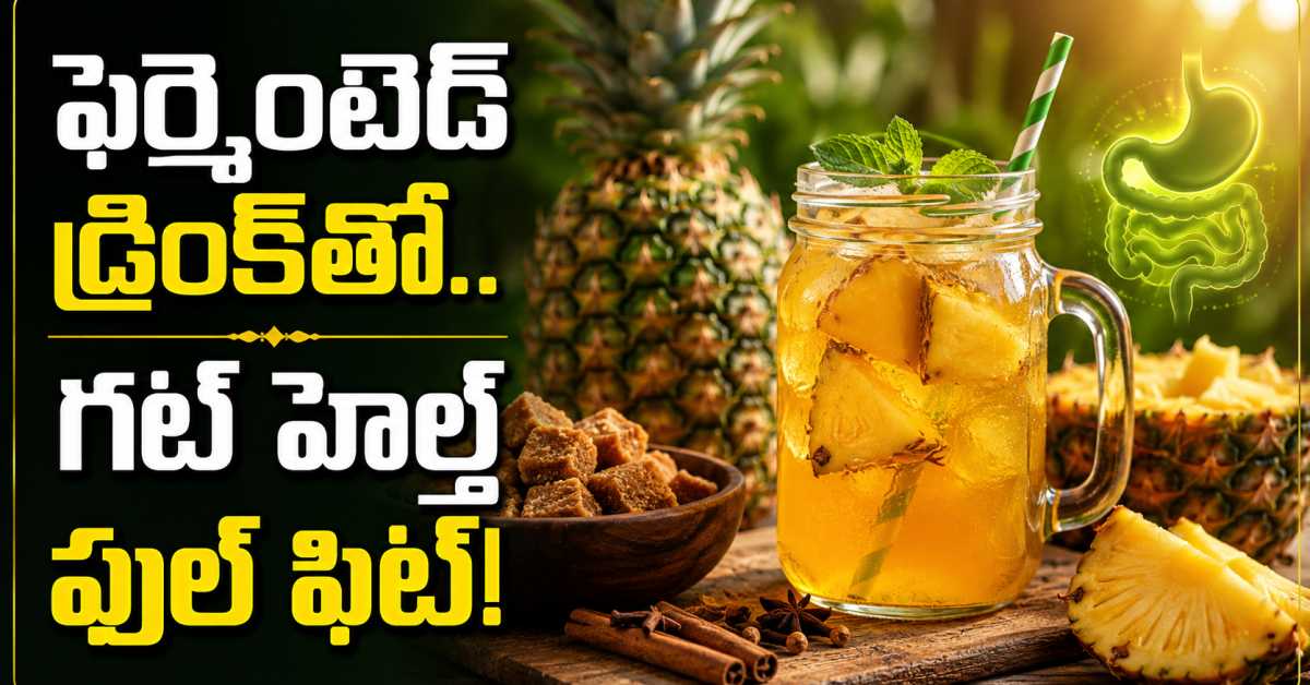 ఈ సహజ ఫెర్మెంటెడ్ డ్రింక్ రోజూ తాగితే! గట్ హెల్త్ ఫుల్ ఫిట్… Drink This Natural Fermented Drink Daily Your Gut Health Stays Fully Fit