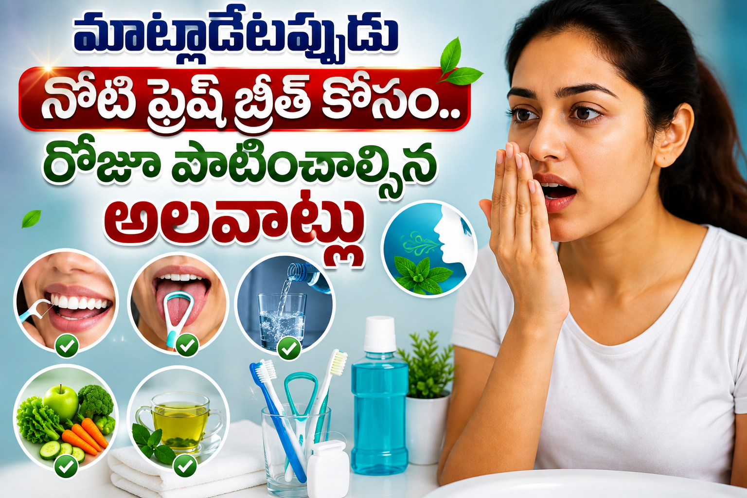 Daily Habits To Maintain Fresh Breath While Speaking
