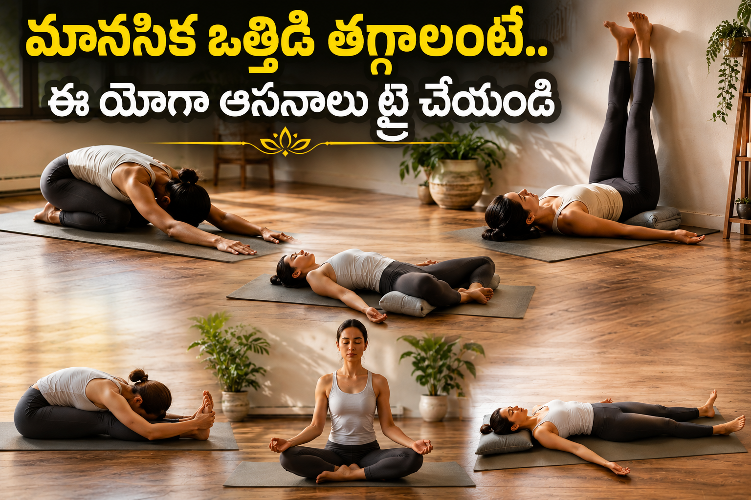 To Reduce Mental Stress Try These Yoga Asanas