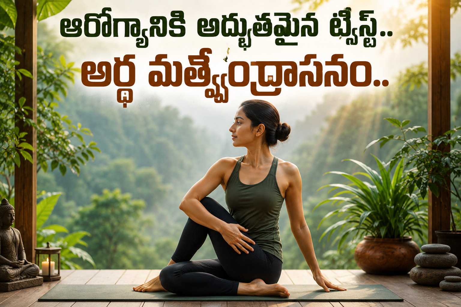 The Best Yoga Pose For Health Ardha Matsyendrasana