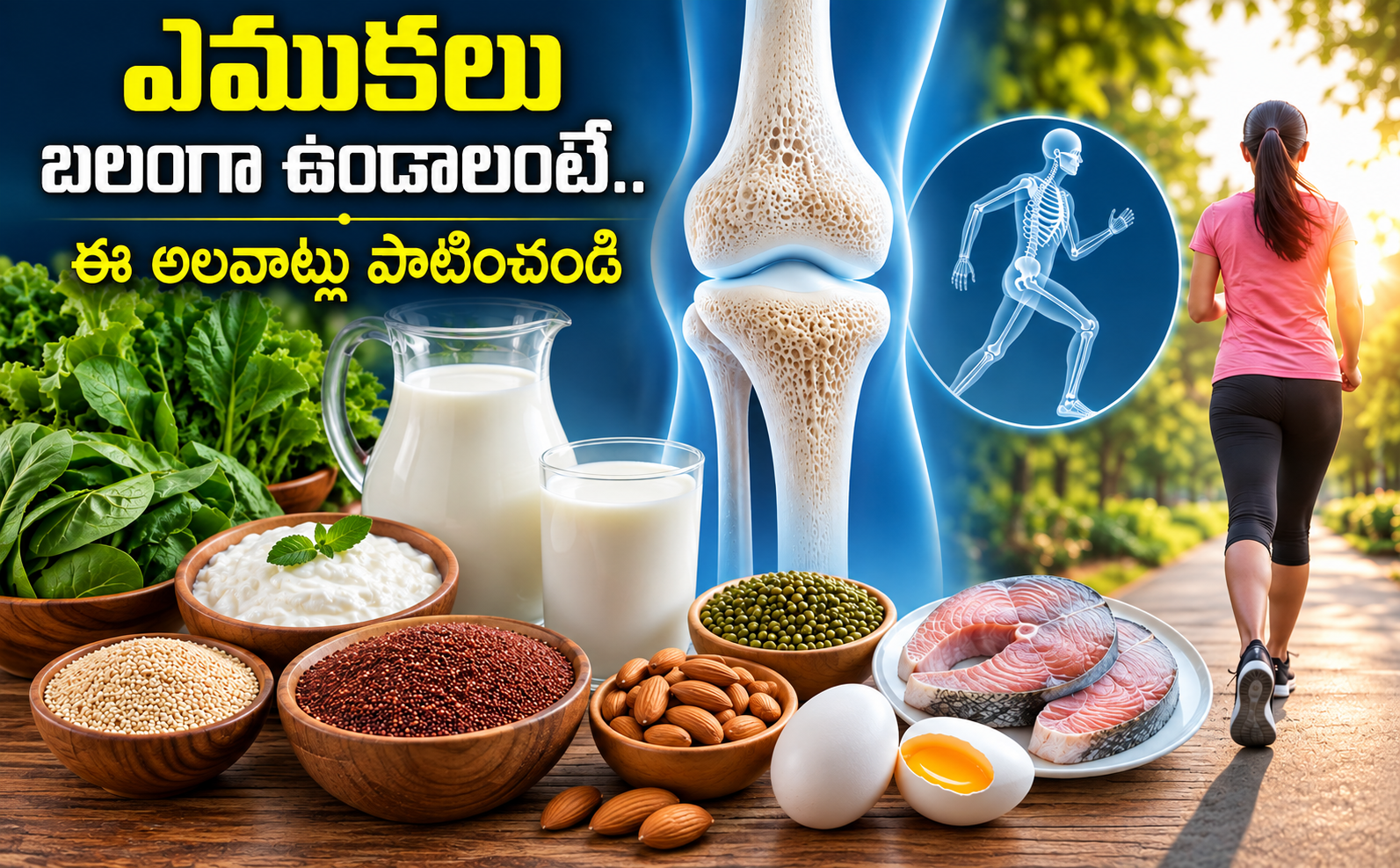 ఎముకలు బలంగా ఉండాలంటే.. ఈ అలవాట్లు పాటించండి Follow These Habits For Strong Bones