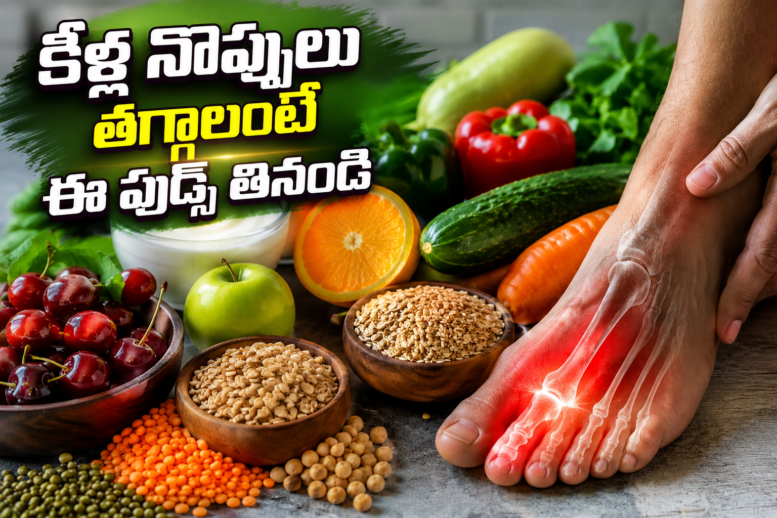 కీళ్ల నొప్పులు తగ్గాలంటే ఈ ఫుడ్స్ తినండి Eat These Foods To Reduce Joint Pain