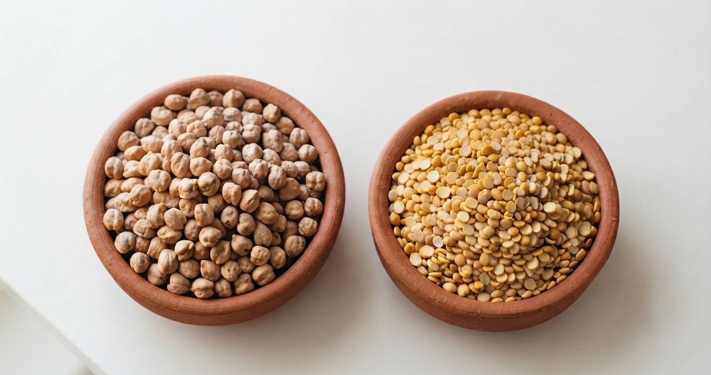 Chickpeas, Toor dal 