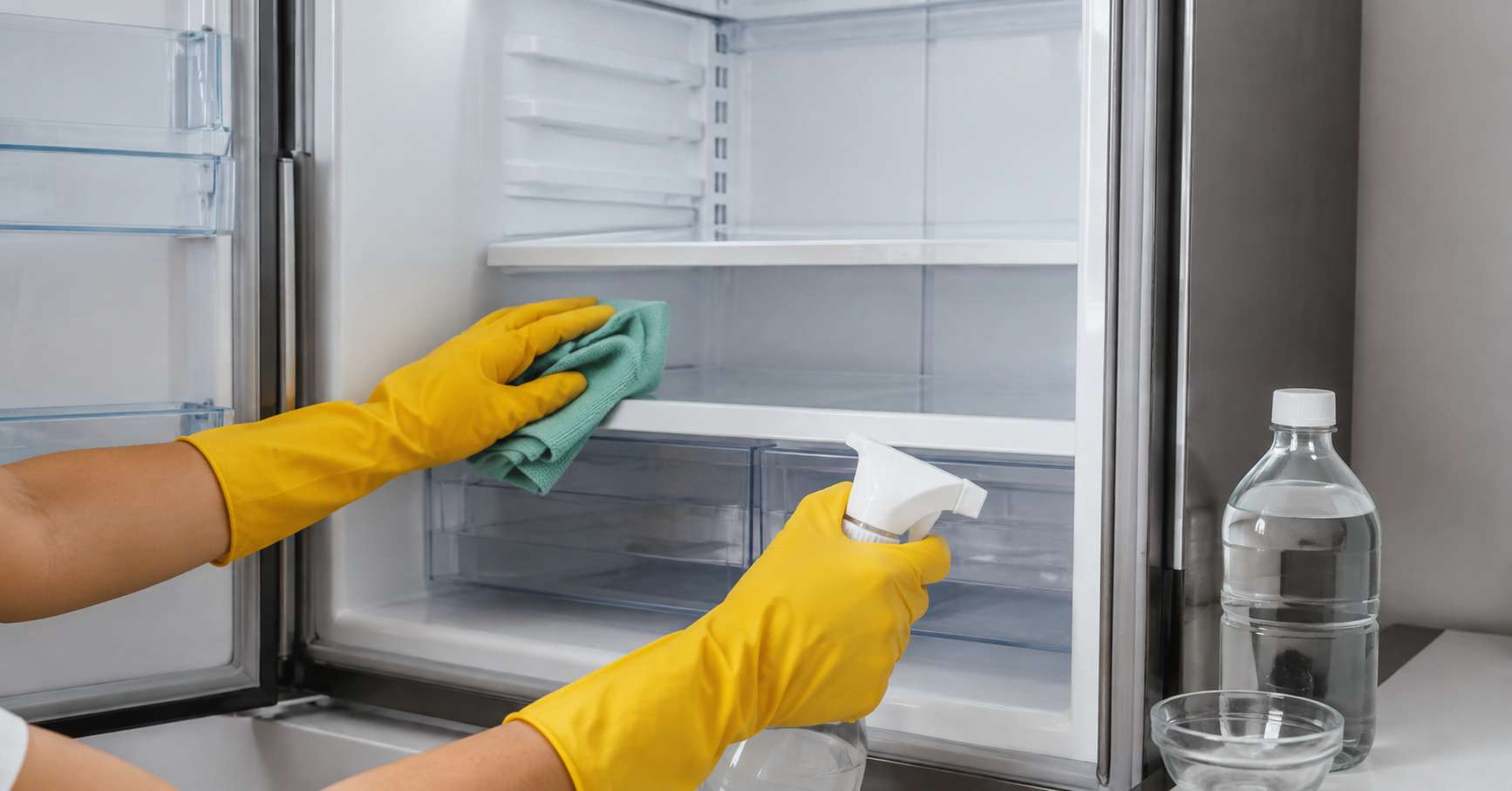 Clean with vinegar