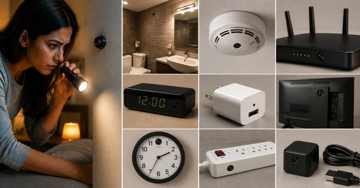 Detection of hidden cameras