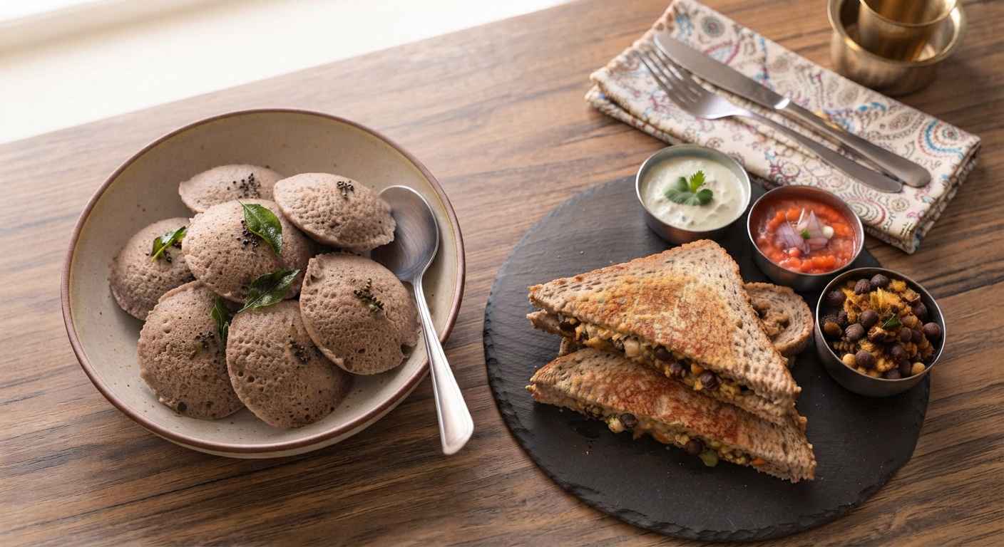 Dosa and Idli made with Chickpeas