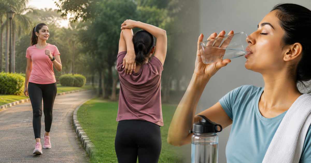 Energize your body with movement and water.