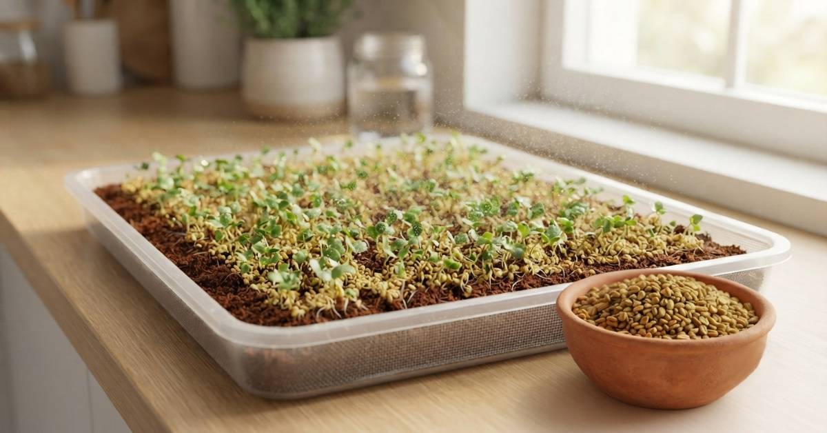 Fenugreek Microgreens