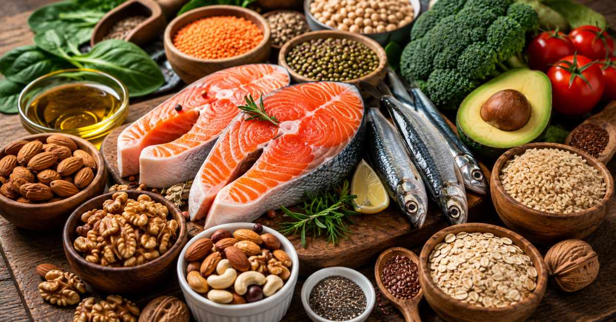 Fish, nuts