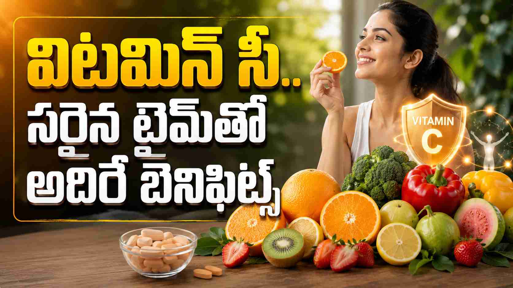 విటమిన్ సీ టైమింగ్ సీక్రెట్.. ఇలా తీసుకుంటే ఆరోగ్యానికి డబుల్ బెనిఫిట్స్ ! Vitamin C Timing Secret Take It This Way For Double Health Benefits