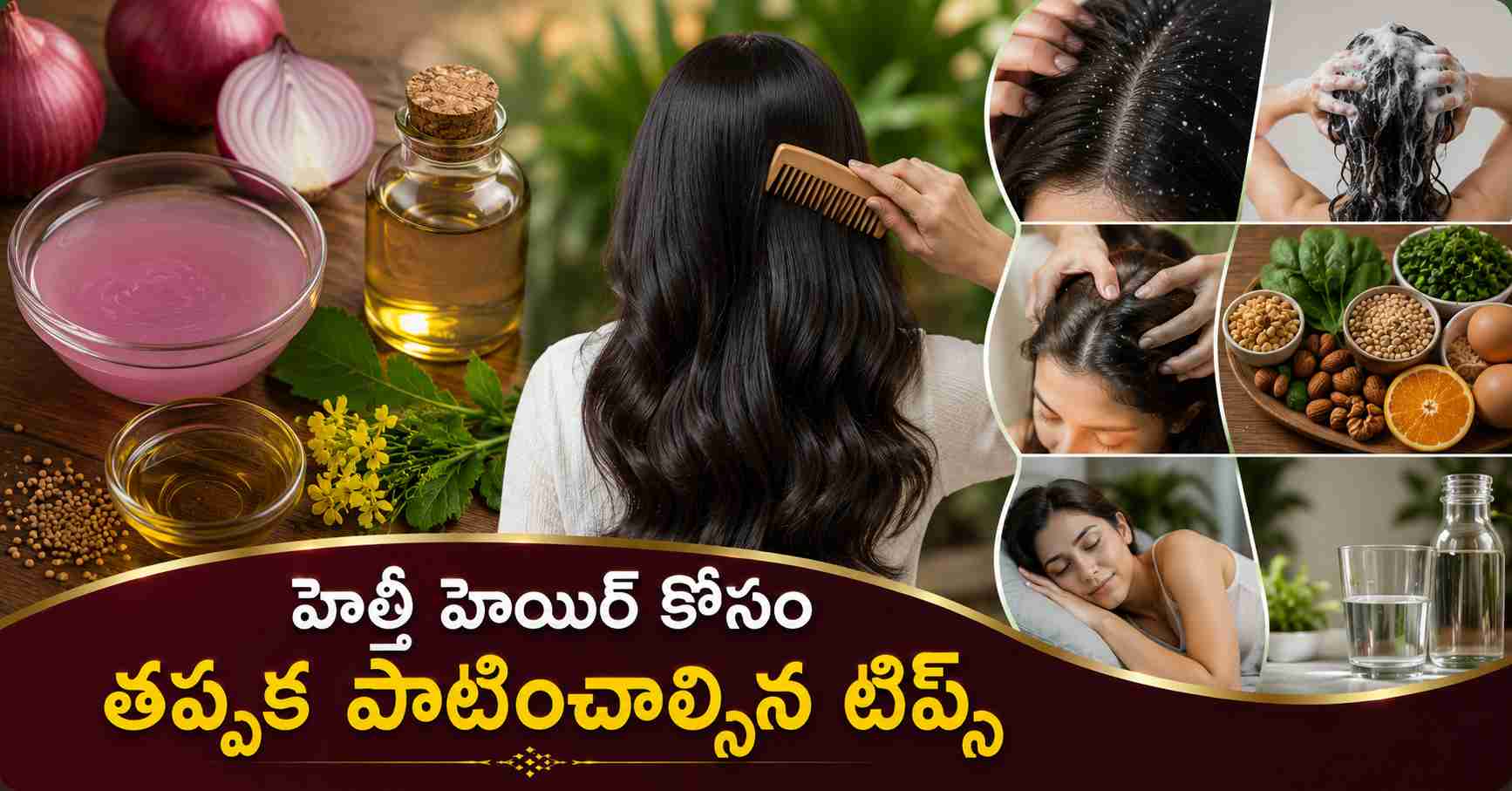 చుండ్రు తగ్గి జుట్టు బలంగా ఎదగాలా? ఈ టిప్స్ పాటించండి Do You Want To Reduce Dandruff And Grow Strong Hair Follow These Tips