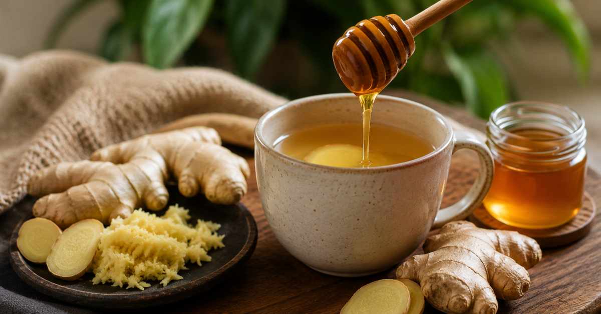 Ginger and honey mixture