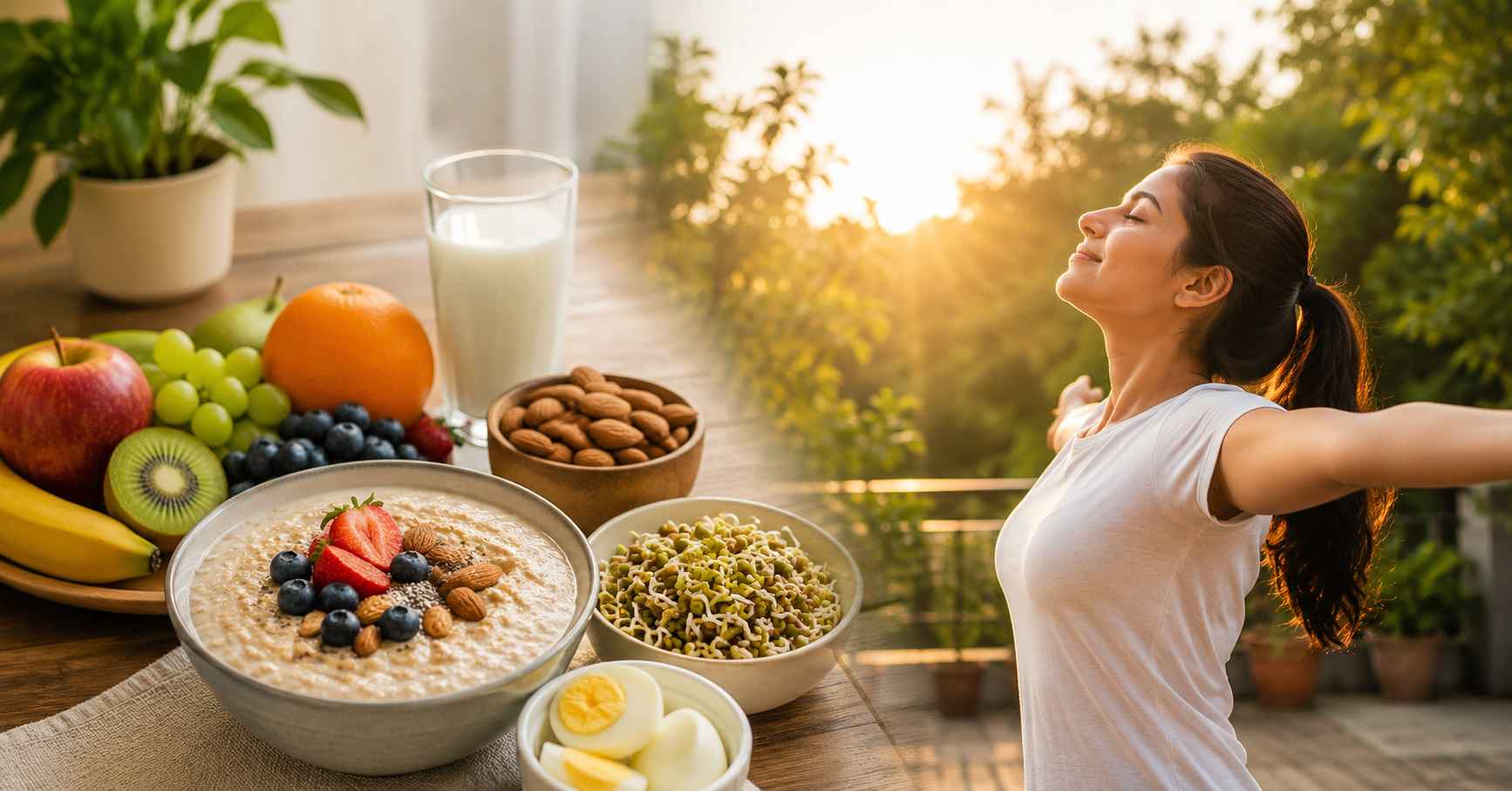 Healthy Breakfast & Sunlight