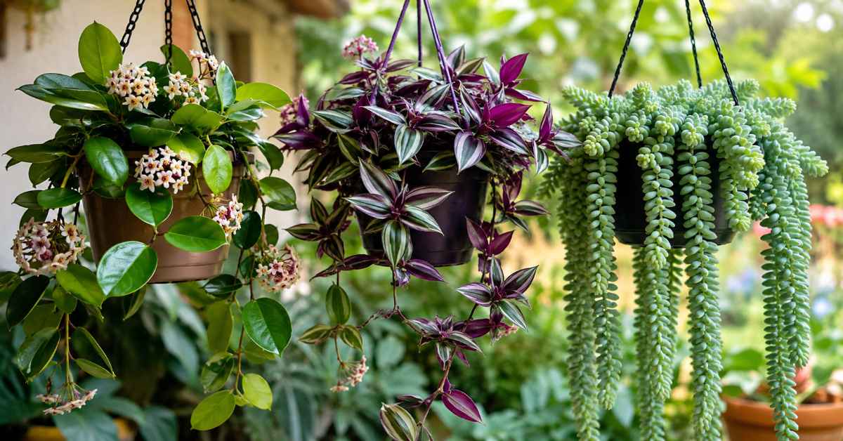 Hoya - Tradescantia - Donkey's Tail