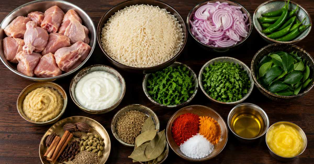 Ingredients required