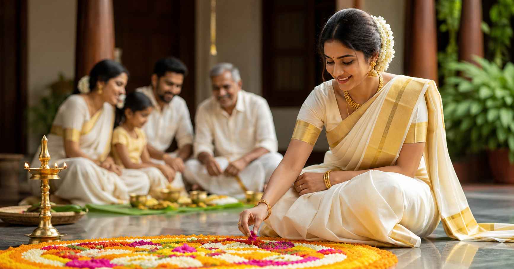Kerala Kasavu sarees