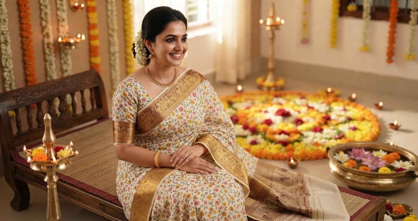 Kuthampully sarees