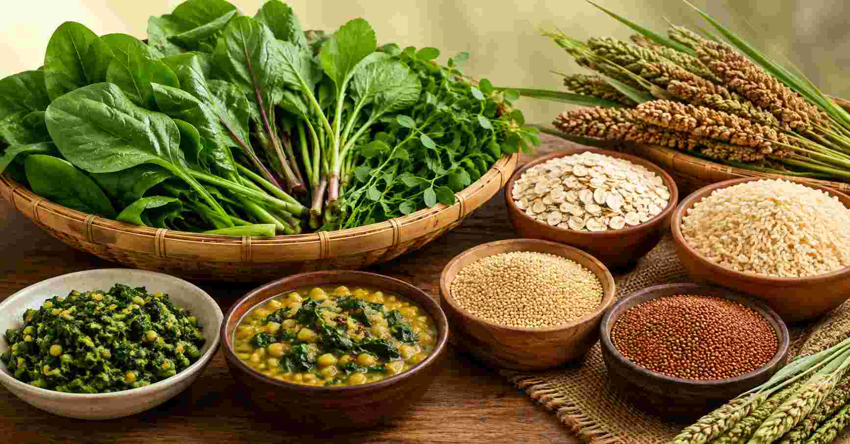 Leafy Greens & Whole Grains