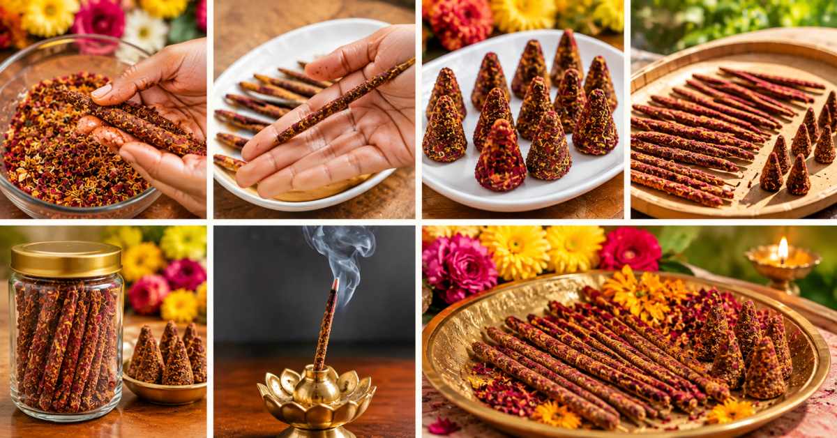 Making, drying and storing incense