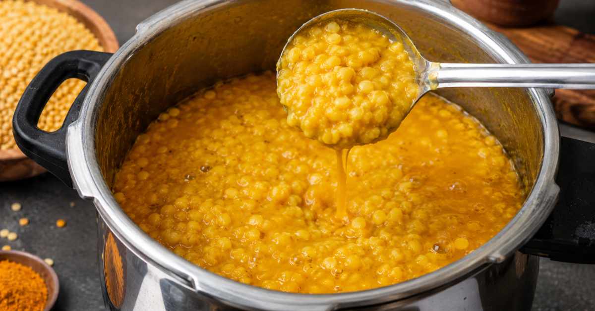 Method of cooking dal & consistency