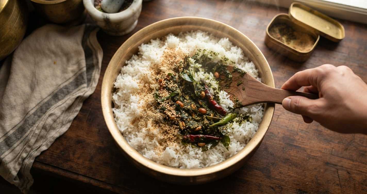 Method of mixing it with rice