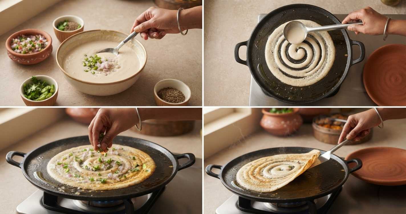 Method of preparing Cheela
