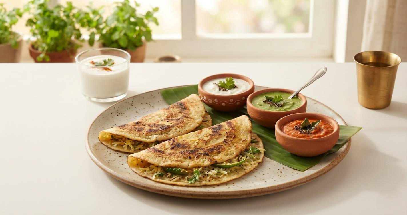 Method of serving Cheela