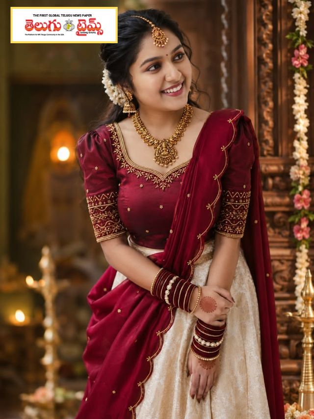 మోడ్రన్ & ట్రెడిషనల్ హాఫ్ శారీ కలెక్షన్