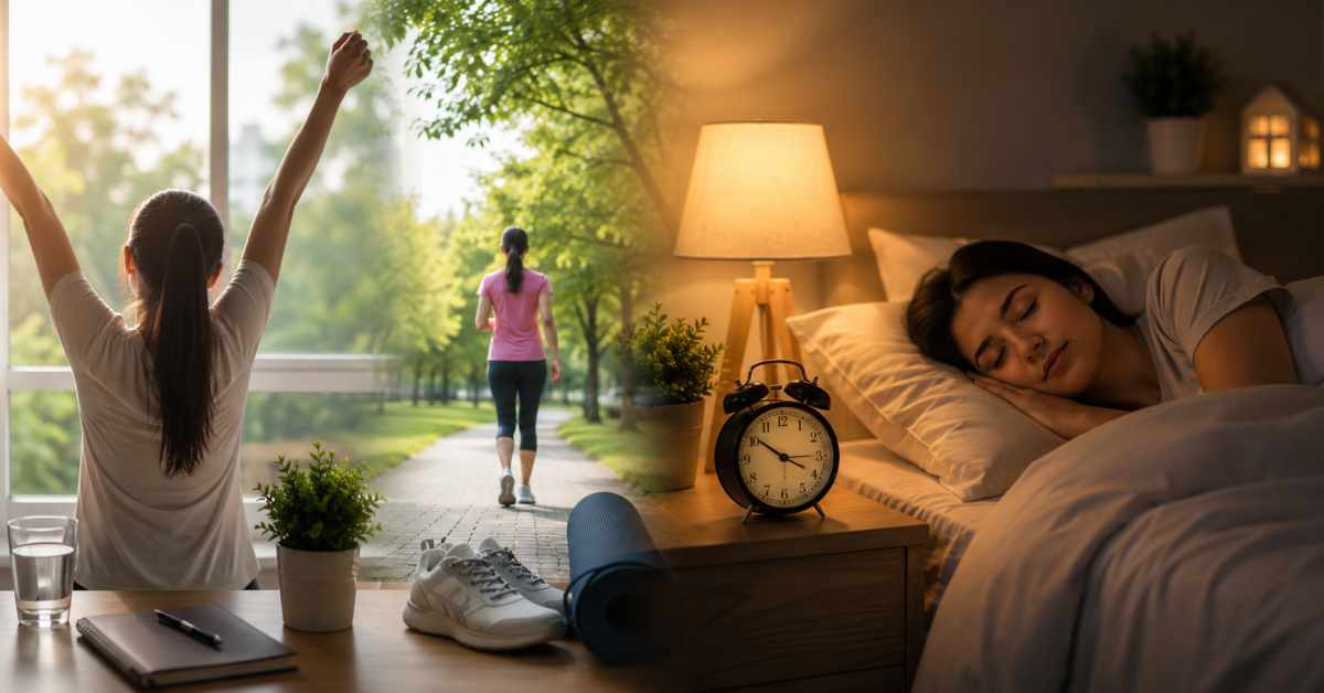 Pay attention to sleep and your morning routine.