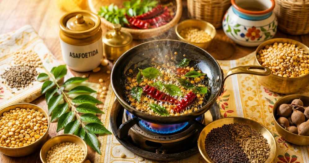 Preparing a flavorful tempering