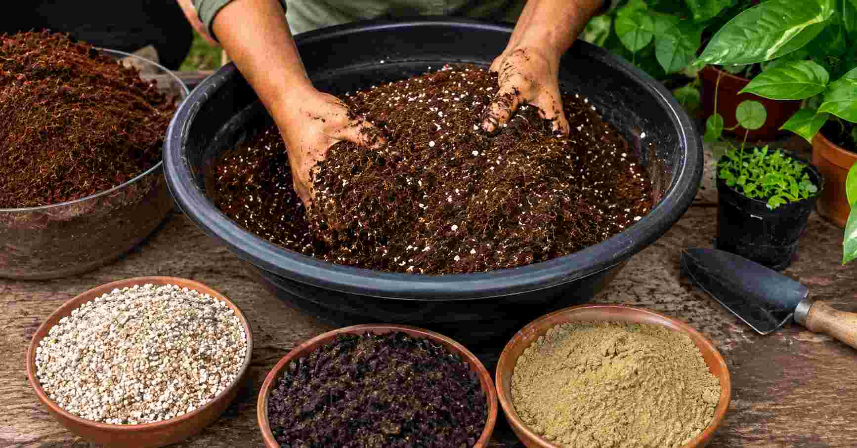 Preparing the Potting Mix