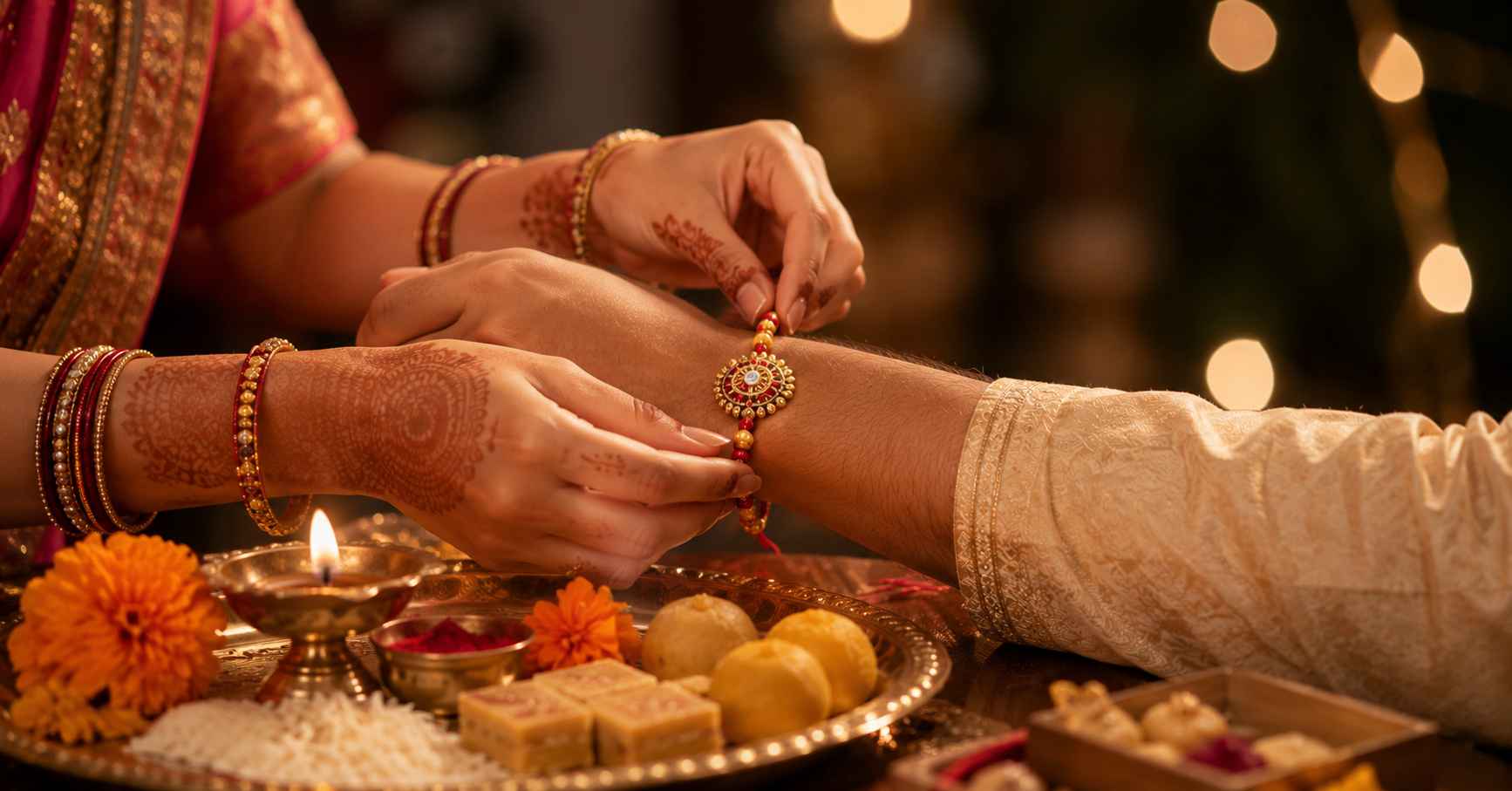 Rakhi Muhurat in Telugu States 