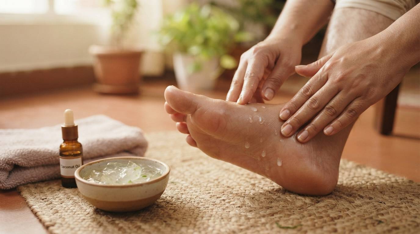 Relief with coconut oil