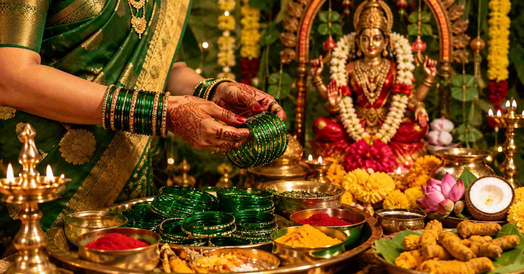 Significance of Green Bangles