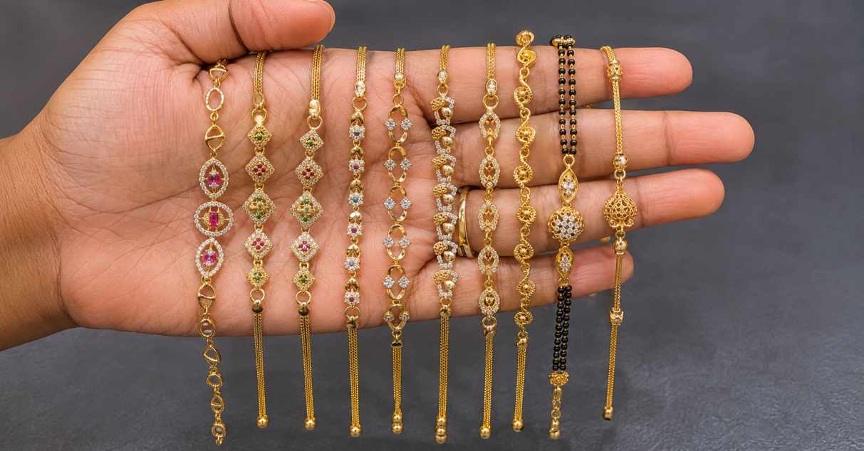 Special features of a 4-gram gold bracelet