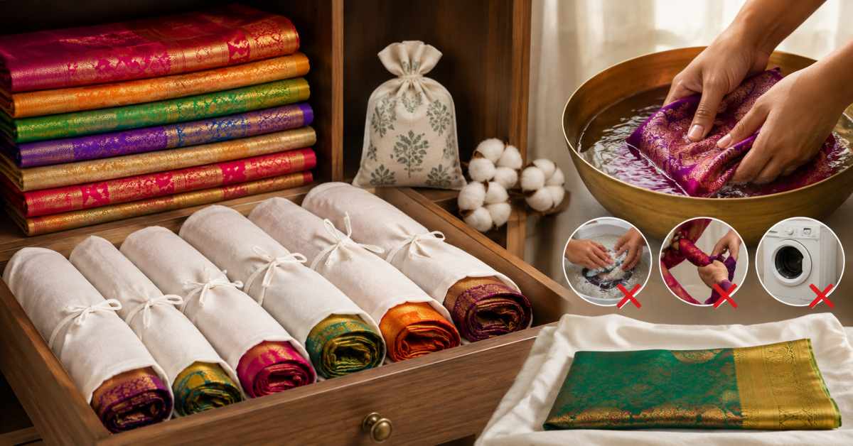Store items this way instead of using plastic covers.