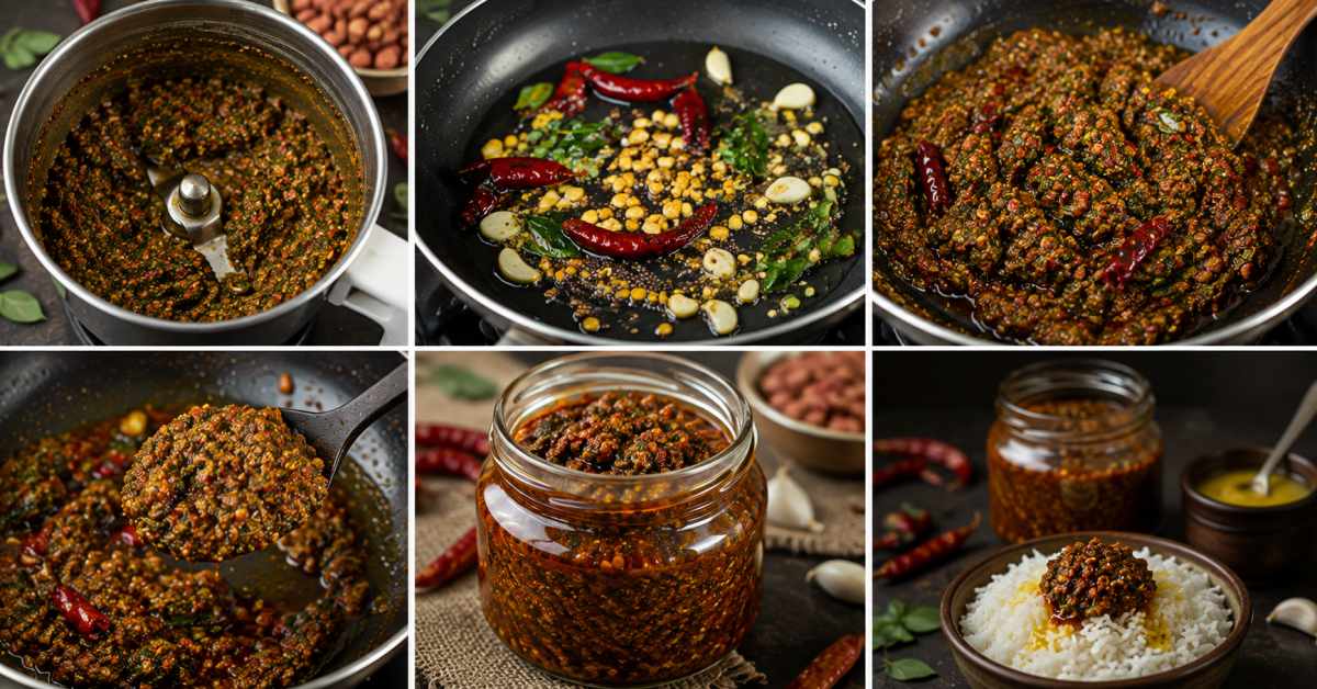 Tempering and preservation method for the chutney