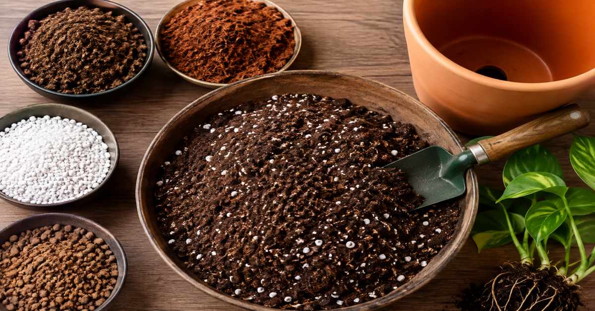 The soil mixture should be like this.