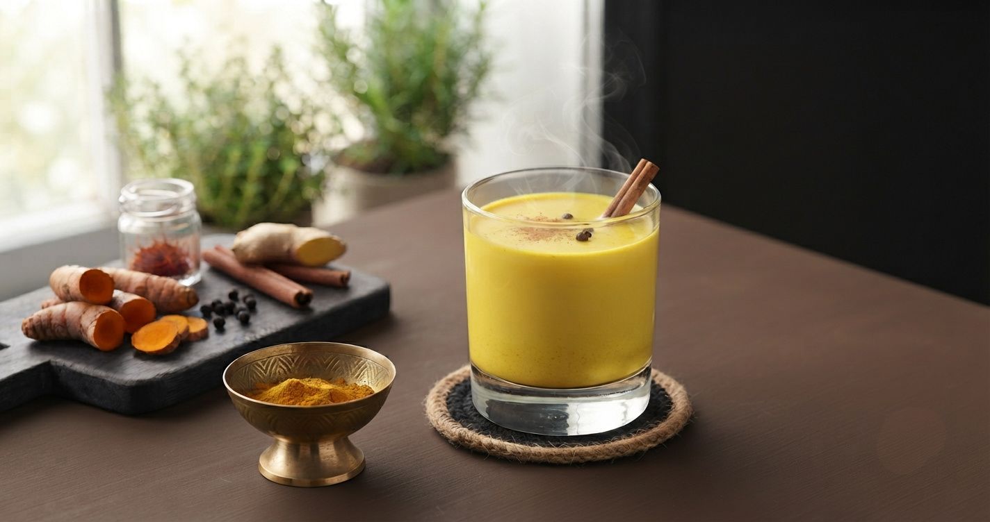 Turmeric-pepper milk