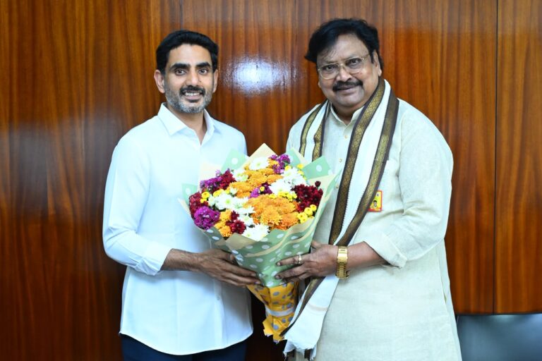 వర్ల రామయ్యకు మంత్రి లోకేష్ శుభాకాంక్షలు