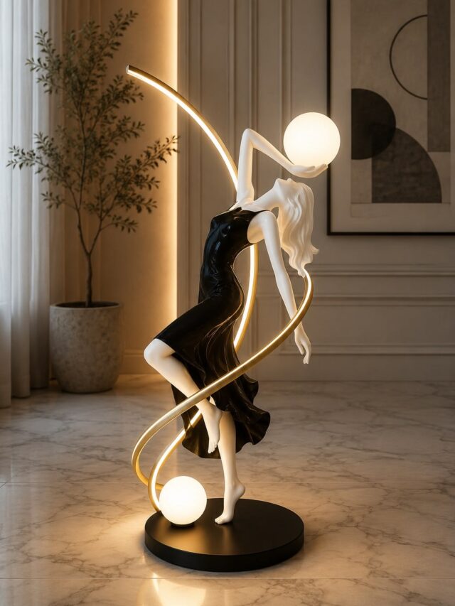 ఇంటీరియర్‌కు ఆర్ట్ టచ్.. Sculptural Floor Lamps‌తో ఇంటి లుక్ మార్చేయండి!