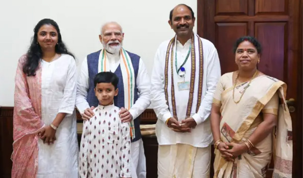 Pm Narendra Modi Praises Nara Lokesh Organisation Skills Mp Kalisetti Appalanaidu
