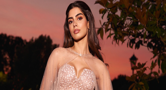 Khushi Kapoor Shows Off Her Cleavage In A Designer Dress
