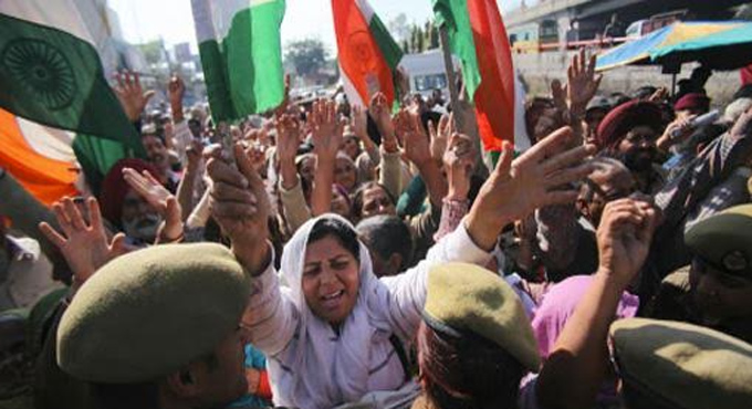 Long Live The Indian Army Slogans Echoed Along The Pok Border
