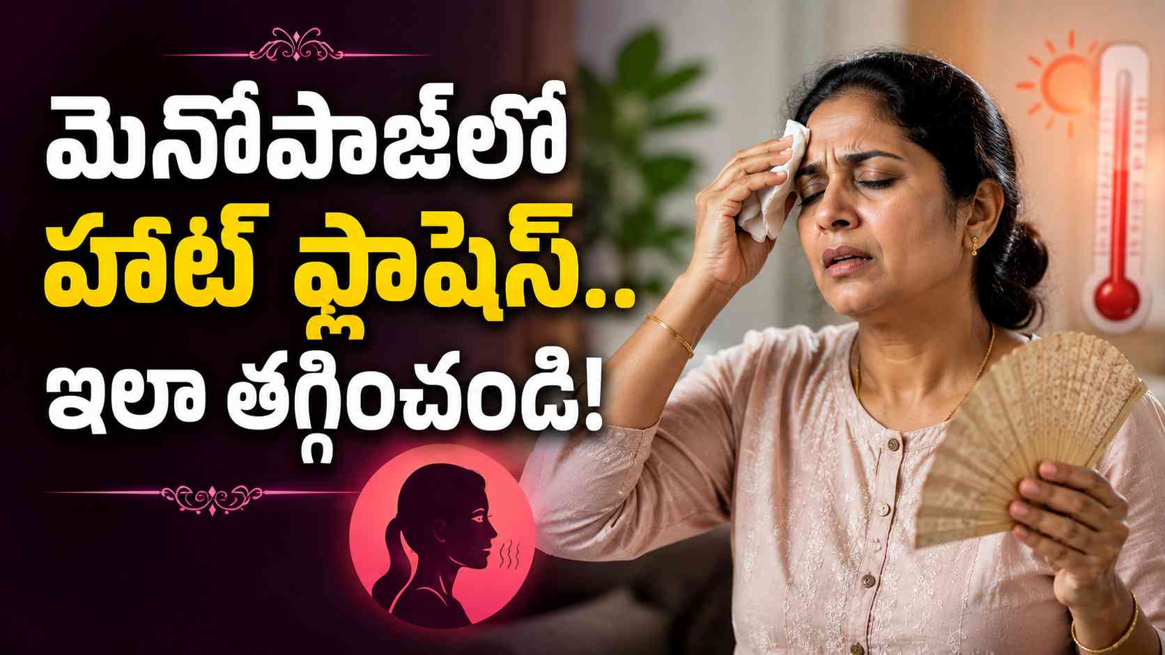 మెనోపాజ్లో హాట్ ఫ్లాషెస్ తగ్గాలంటే.. ఇలా కంట్రోల్ చేయండి! To Reduce Hot Flashes During Menopause Control Them Like This