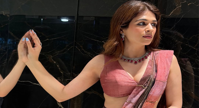 Shraddha Das Hot In Saree