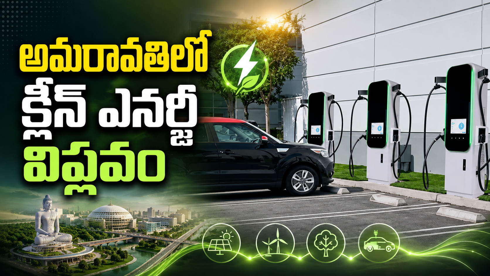 అమరావతిలో క్లీన్ ఎనర్జీ విప్లవం, సర్కార్ కీలక నిర్ణయం..! Clean Energy Revolution In Amaravati