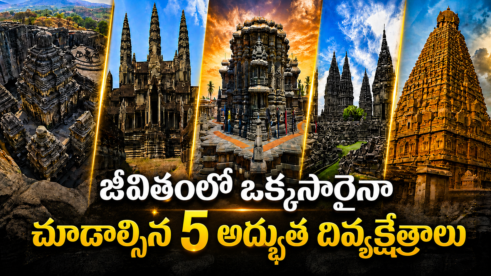 జీవితంలో ఒక్కసారైనా చూడాల్సిన 5 అద్భుత దివ్యక్షేత్రాలు! 5 Iconic Temples You Must Visit In Your Lifetime According To Praveen Mohan