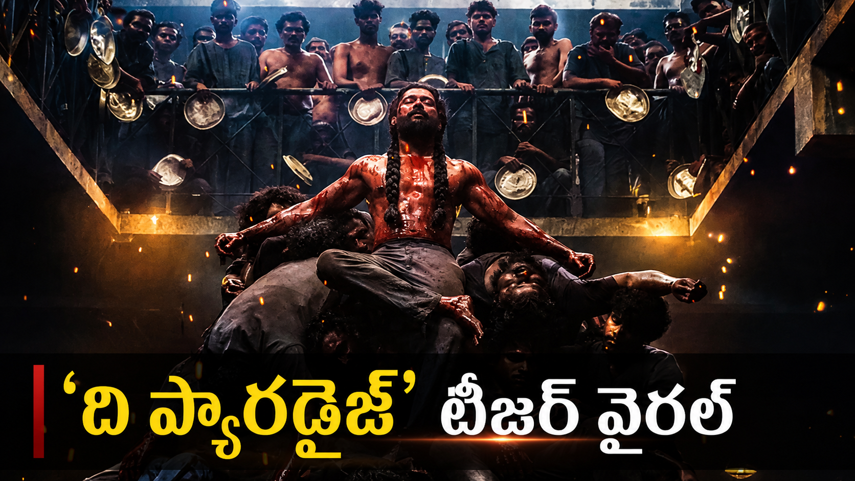 నాని కొత్త అవతారం.. ‘ది ప్యారడైజ్’ టీజర్ రిలీజ్ Natural Star Nani Srikanth Odela Sudhakar Cherukuri And Slv Cinemas Have Released The Teaser For The Paradise An Action Packed Bloodbath Unlike Anything Seen Before