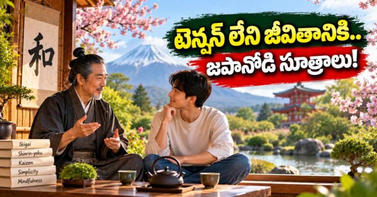 ఎంత స్ట్రెస్ ఉన్నా.. మనసు ప్రశాంతంగా ఉండాలంటే ఈ 5 జపాన్‌ టిప్స్ పాటించండి!